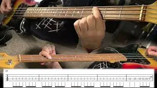 Jawbreaker - Kiss The Bottle - Bass Playthrough With Tab - #bass #tablature #basstabs #musiclessons