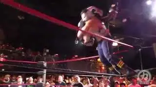 CHIKARA: Dasher Hatfield's top rope Grand Slam [The Immaculate Election]