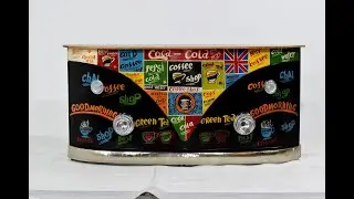 Industrial Vintage Automobile Home Commercial Bar Counter