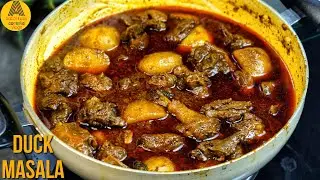 Spicy Duck Masala Recipe | Indian Style Duck Curry Recipe | Masala Duck Recipe | Duck With Potatoes