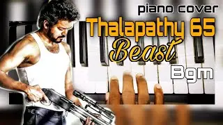Beast bgm | Thalapathy 65 bgm | piano cover with notes