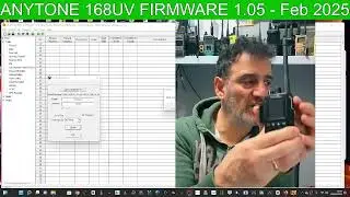 ANYTONE 168 FIRMWARE UPDATE V1.05 February 2024