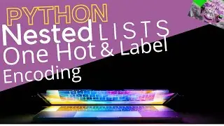 КАК НАМЕТИТЬ И ОДИН ГОРЯЧИЙ КОДИРОВАТЬ Вложенные списки с помощью PYTHON