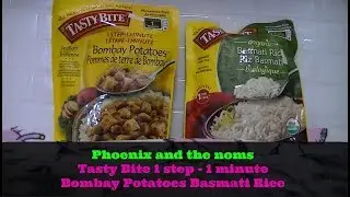 Пробуем еду Tasty Bite: 1 шаг 1 минута. Бомбейский картофель и рис басмати.