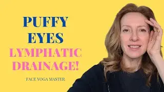 Puffy Eyes GONE Lymphatic Drainage Massage At Home/ Rid Under Eye Bags FAST
