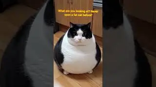 Chunky Cat #funnyanimals  #humorpet #cats