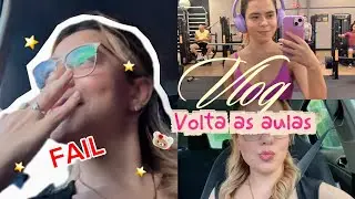 Vlog volta as aulas | deu tudo errado no final!