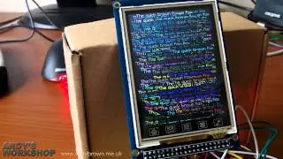 HX8347A QVGA TFT driver for the STM32