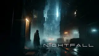 Nightfall: Relaxing Cyberpunk Ambient Music | Atmospheric Sleep Music for Peaceful Dreams