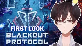 Flexy's First Look: Blackout Protocol! A Vtuber's indie game impressions (Playtest 1/12/23)