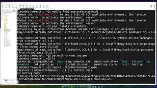 ARCC Orientation 07: Create and Load Python Virtual Environment and Install pip Libraries