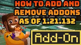 How to add / remove addons on BEDROCK EDITION **AS ON 1.21.132** #bedrock #minecraft #minecraftpe