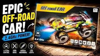 BAZOLOTA All Terrain RC Cars with Colorful Led Lights