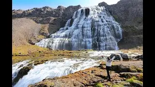 Dynjandi Waterfall in Iceland