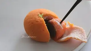 팥아트 ㅣ 속이 까맣게 타버렸어 너무 속상하 귤 Black mandarin