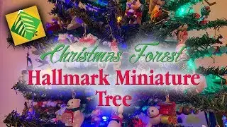 Hallmark Miniature Tree | Over 200 Keepsake Ornaments | Christmas Forest | Pepper Tree Villa