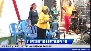 CROSS OVER SERVICE || PROPHETESS NDIDIAMAKA EGBOGU.