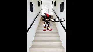 Shadow falls down the stairs 💀 #Shorts #Sonic #Shadow #Meme #SonicMemes #Youtube #Relatable