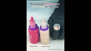 Dark Lip Correction with Biotouch's Pink Rose + Cream Rose Pigments