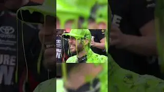 It's slime time for Martin Truex Jr. #nascar