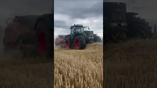 Strohpressen 2025🌾🤩H&auml;ckselballen Pressen mit Fendt 920 TMS🚜💨🔥 #farming #automobile #sound