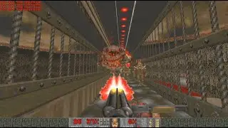 Doom WAD W.I.P. - Easy / Hard comparison part 2 -  Level 2 Hard Path, Ultra-violent.
