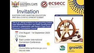 Eastern Cape Maritime Education and Skills Development Summit 2023