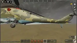 On 25 winter wipe, i found Krokodilo bugging out (Mi-24)