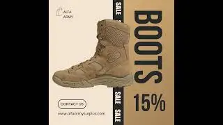 Alfa Army Surplus Military Boots