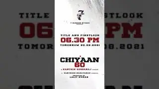 #Chiyaan 60 update whatsapp status