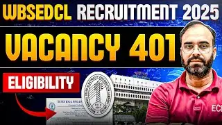 WBSEDCL RECRUITMENT 2025 | #electrical
