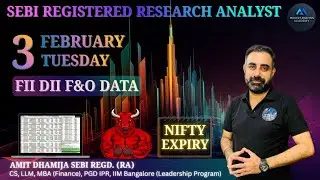 FII DII F&O DATA  Nifty Expiry BankNifty Sensex Prediction Tomorrow Tuesday 3 February 26