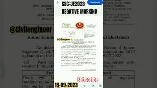 SSC-JE NEGATIVE MARKING#motivation #assistantengineer #shortsviral#engineerlife #viral#khan_sir#ssc