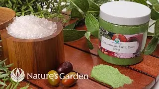 Learn How to Make an Emulsified Salt Scrub with the Natures Garden Creative Team