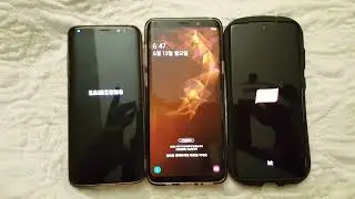 Samsung Galaxy S8 vs Samsung Galaxy S9+ vs Samsung Galaxy S20 5G Boot animation