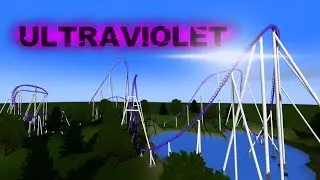 Intamin hyper coaster concept, (ULTRAVIOLET) originally dubbed SHOCKWAVE. #ultimatecoaster3 #fyp 