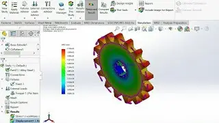 #Torque analysis & static analysis # static analysis report and torque ana in solidworks testing#