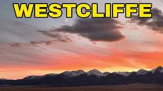The Sunset in Westcliffe, Colorado ✨ 🌅 🧡 October 26, 2025 #westcliffe #mountainsunset