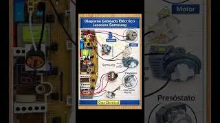 Samsung Washing Machine Wiring Diagram | Full Electrical Connection | Khan Electrical #viral