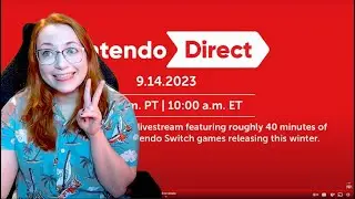LIVE REACT - Nintendo Direct | September 2023