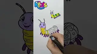 Coloring Caterpillar 🐛🌸🥰 - #042