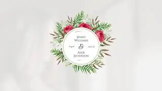 Floral Wedding Titles