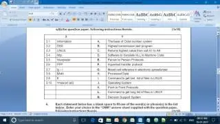jan 2014 IT Tools & Business System M1-R4 Solved Paper of 