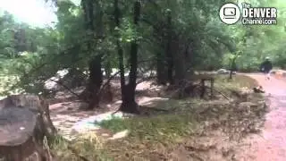 Four Mile Creek Path Flood Boulder