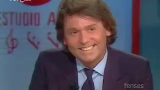 1983 Jose Mar&iacute;a I&ntilde;igo entrevista a Raphael, tambi&eacute;n contesta a llamadas de los televidentes