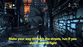 Bloodborne beginner video Checkpoints Shortcuts First Boss Location PS4
