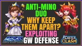 ANTI-MINO - DON'T SEPARATE DOVE KEEPER AND GUNSLINGER IN GUILD WAR DEFENSE - CASTLE CLASH