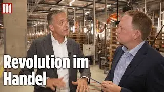 Roboter &uuml;bernehmen Lager bei Kaufland