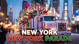 Surreal Christmas Parade in NYC ❄️🎄