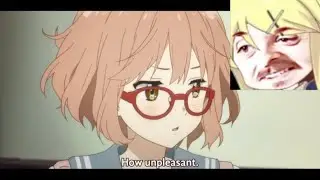 Forsen reacts to Fuyukai Desu Compilation - Kyoukai no Kanata.
